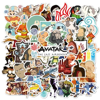 10/30/50pcs Anime Avatar Posledný Airbender Nepremokavé Nálepky DIY Skateboard Telefón, Auto, Notebook Cartoon Obtlačky Deti Hračka Nálepky
