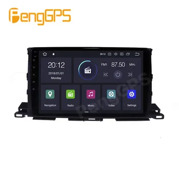 128G Android10 PX6 Pre Toyota Highlander 2013 2018 Auto DVD, GPS Navigácia, Auto Rádio, Stereo Video Multifunkčné CarPlay HeadUnit