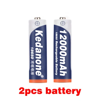 18650 Oplaadbare Batterij 18650 3,7 V 12000 Mah Capaciteit Li-Ion Oplaadbare Batterij Voor Zaklamp Zaklamp Batterij