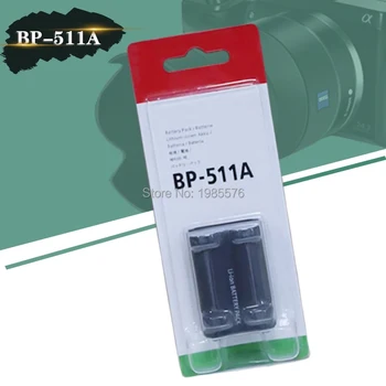 1pcs 7.4 v 1390mah Fotoaparát Batérie Canon BP-511A BP-BP 511 511 511A BP511 BP511A S CB-5L Digitálny Fotoaparát, nabíjačku