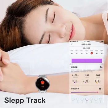 2020 Smart Hodinky Strane ultratenké celej obrazovke Fitness Tracker s Srdcového tepu Vodotesný IP68 Smartwatch Business hodinky
