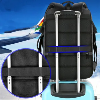 2021 Nové Multifunkčné Módne Cestovného ruchu Batoh Nylon Vodotesný, Anti-theft Študentský Batoh 16vo USB Notebook Backpack