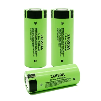 3,7 V 5000mAh LED baterka lítium-iónová batéria 26650 nabíjateľná batéria nabíjateľná batéria