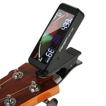 3in1 Guitar Tuner, Veľký LCD Displej Metronóm Generátor Pre Chromatické Bass Gitara Husle Drumbľa/Elektrické GuitarTuner Pedál Klip
