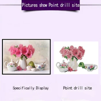 5D DIY Diamond Váza, Kvetinové koše Diamond Kríž, Kvet, Intarzované Diamond Výšivky Vnútorné Dekorácie Maľovanie Dať Darček
