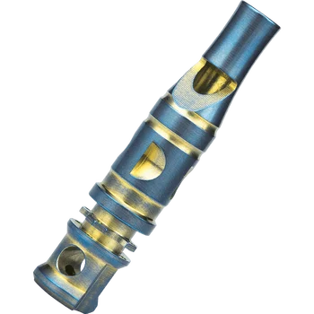 A108 Vonkajšie titán whistle Jednej tube Self-osvetlenie Trícia trachey DIY s pop zvuk nepremokavé prežitie whistle
