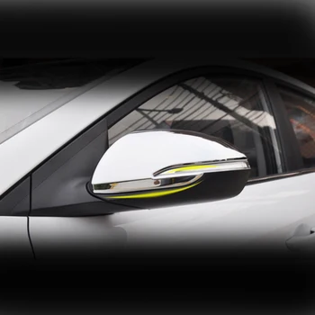 ABS Chrome Pre Hyundai Elantra 2016 2017 2018 2019 auto príslušenstvo Auto strane dverí, spätné zrkadlo Pokrytie Výbava Auta Nálepku 2 KS