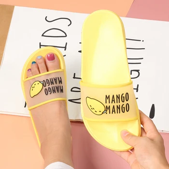 Akexiya 2021 Letné Topánky, Papuče Ženy Roztomilý Ovocné Želé Farba Transparentná Otvorené Prst Flip Flops Vonkajšie Pláži Listov Sandále