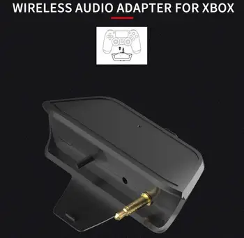 Bezdrôtové Audio Adaptér Bluetooth-kompatibilného Headsetu Adaptér 3,5 Mm Jack pre Slúchadlá Converter pre Xbox Jeden Herný ovládač