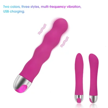 Bezdrôtové Dilda Vibrátor AV Čarovná Palička Sexuálne hračky pre Ženy Stimulátor Klitorisu USB Nabíjateľné Masér hračky pre dospelých Sex shop