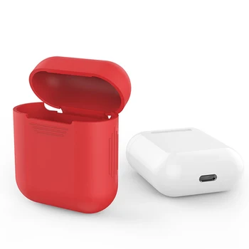 Bezdrôtové Slúchadlá Prípade ForApple Airpods Silikónové Nabíjanie Slúchadiel Puzdro Pre Apple Airpods Bezdrôtové Bluetooth, Ochranný Kryt