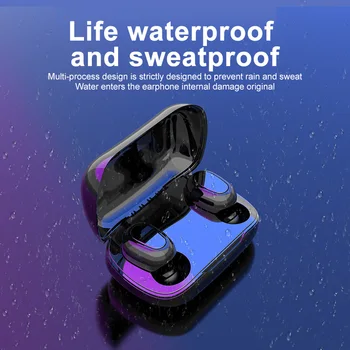 Bezdrôtové Slúchadlá TWS Headset voľnú Ruku Hudba Nové Športové Slúchadlá vhodné Pre Bluetooth s Mikrofónom Hráč Dievča Telefón Príslušenstvo