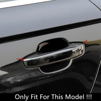 Carbon Fiber Auto Styling Kľučky Dekorácie Rám Kryty Pre Audi A6, A7 2012-2018 Automobilový Priemysel Interiér Typ