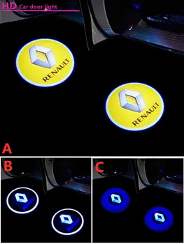 Dvere auta Vitajte Svetlo LED Znak Svietidlá Pre Renault Koleos Laguna Espace 4 5 Vel Satis Latitude Talizman Megane Auto Príslušenstvo