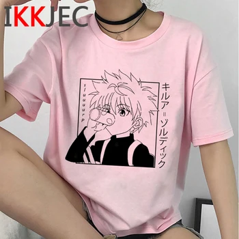 Hunter x Hunter Killua Hisoka Kurapika top tees muž kawaii streetwear ulzzang tričko t-shirt tumblr