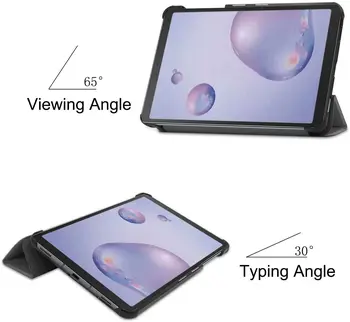 Kožené puzdro pre Samsung Galaxy Tab A 8.4 2020 Ľahké Tri-Fold Prípade, Magnetický Kryt Stojan pre Samsung Galaxy Tab A SM-T307