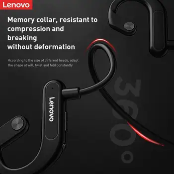 Lenovo X3 Bezdrôtová 5.0 Slúchadlá Sweatproof Šport Stereo Krku Cez Ucho Headset Podporu IOS Android pre jazdu na Koni