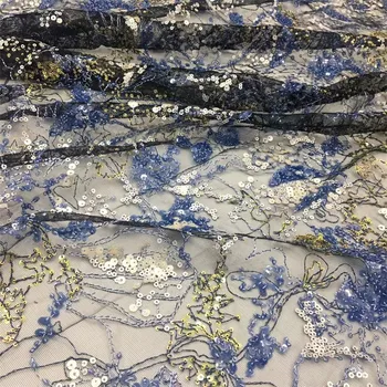 Madison Mäkké Afriky Flitrami Čipky Textílie 2021 Vysokej Kvality Nigérijský Oka Čipky Textílie Na Svadby, Francúzsky Tylu Čipky Textílie