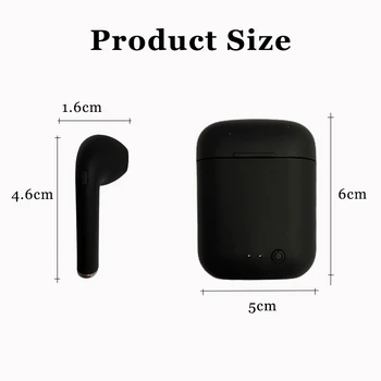 Mini-2 TWS Bezdrôtové Slúchadlá Bluetooth 5.0 Slúchadlá Slúchadlá TWS Stereo Mini Slúchadlá S Mikrofónom Plnenie Box pre iPhone forXiaomi