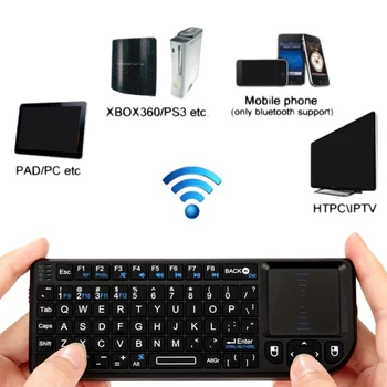 Mini Bezdrôtovej Vzduchu Lietať Prenosné Myši Touchpad Touchpad Myš Bezdrôtová Klávesnica pre PC, Smart TV
