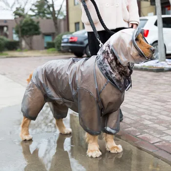 Pet Nepremokavé Oblečenie Psa Pršiplášť Jumpsuit Veľké Veľké Psie Oblečenie Samoyed Shiba Inu Zlatý Retriever Husky Labrador Daždi Kabát