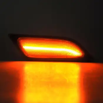 Pre Benz, C-Trieda W204 C250 C300 C350 C63 AMG Auto Predné Amber LED Bočné Obrysové Svietidlo Zase Signálneho Svetla