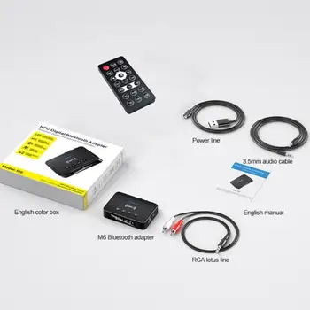 Pre TV, PC Slúchadlá Bluetooth 5.0 Prijímač aj Vysielač FM Stereo AUX 3,5 mm Jack RCA Optická Bezdrôtová technológia NFC Bluetooth Audio Adaptér