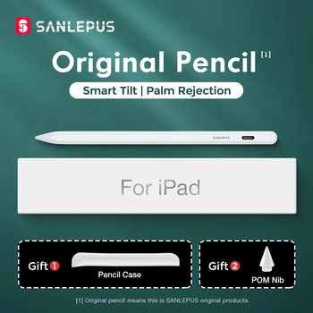 SANLEPUS dotykové Pero na Kreslenie Dotykové Pero Pre Apple Ceruzka 2 iPad Pro 11 12.9 2018 2019 2021 6. - 7. mini 5 Vzduchu 3 S Palm Odmietnutie