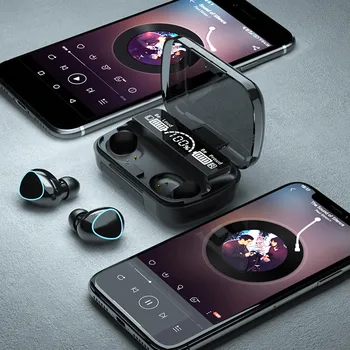 TWS Bluetooth 5.1 Slúchadlá 3500mAh Plnenie Box Bezdrôtové Stereo Slúchadlá Športové Vodotesné Slúchadlá Slúchadlá S Mikrofónom