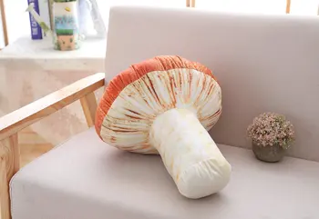 Umývateľný Simulované húb Tvorivé rastlín obliečky na vankúš plyšové ovocia, zeleniny, potravín, Anti-stres mäkké dievča Deti hračka darček
