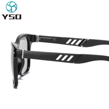 YSO Klasické Photochromic slnečné Okuliare Pre Ženy, Mužov Polarizované UV Ochranu Auto Slnečné Okuliare Pre Jazdu v Noci a Dni 575