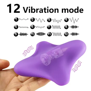 12 Režimy Neviditeľné Nositeľné Strapon Dildo Stimulátor Klitorisu Bezdrôtové Diaľkové Ovládanie Silikónový Vibrátor Nohavičky Sex za Pár