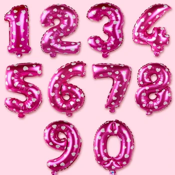 16 32 palcov modrá ružová 0 1 2 3 4 5 6 7 8 9 počet fóliové balóniky svadobné podujatie vianoce, halloween festival narodeninovej party B10-6