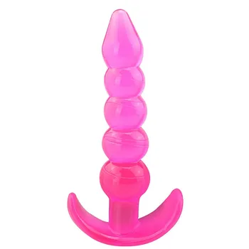 18+ Elastickej Análny Plug Korálky Stimulátor Sexuálne hračky, Hladké Masturbovať Zadok Zástrčky G-spot Erotické Prostaty Masér Gay Riti Dildo
