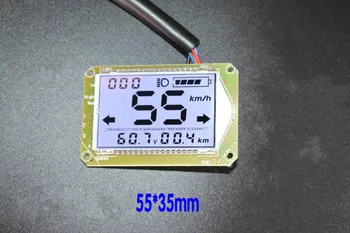 1PCS ,EUCP elektrický bicykel LCD nástroj úpravy upgrade farba meter Voltmeter Rýchlomer 48V 60V 72V