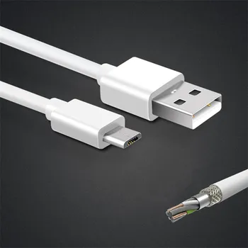 2 3 5 Metrov, Micro Usb Kábel Pre Huawei nova 3i Y5 Y6 Y7 Pro 2019 Užite si 9s USB Nabíjací Kábel Dátový Riadok Telefón Nabíjací Konektor Cabo