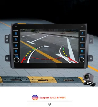 2 DIN Android10.0 autorádia Pre Suzuki SX4 2006 2007 08 -2013 Navigácie GPS Multimediálne Video Prehrávač DVD Vedúci Jednotky magnetofón