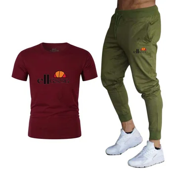 2021 jarné a letné športové oblečenie športové tričko basketbalové športové oblečenie beží školenia oblek + príležitostné športové nohavice nohavice nohavice
