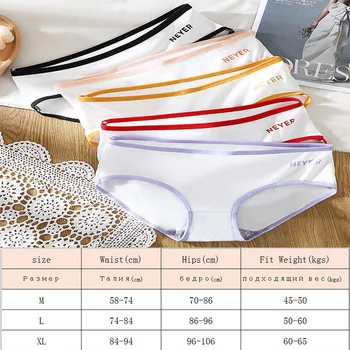 3ks/Set M-XL, Vysoko Kvalitné dámske spodné Prádlo Polyester Japonský Nohavičky Pre Tuhé Polovice Pás Lady Bielizeň, Bavlna Rozkroku Nohavičky
