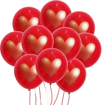 50 /100ks 12 palcový Červená Láska Srdce latexové balóny svadobné spoveď výročie Dekorácie Vzduchu Balón Manželstva darček Hélium Loptu