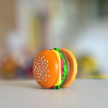 50piece 3,5 cm Hamburger potravín, hry, simulácie chlieb simulácia potravín model zobraziť bábika kolekcie hračky HOBBY hračky, materiály