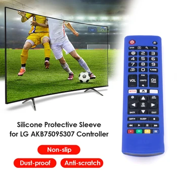 AKB75095307 Silikónové puzdro Pre LG Smart TV Diaľkové Ovládanie AKB74915305 AKB75675304 Shockproof Držiteľ Pokožky Ochranný Kryt