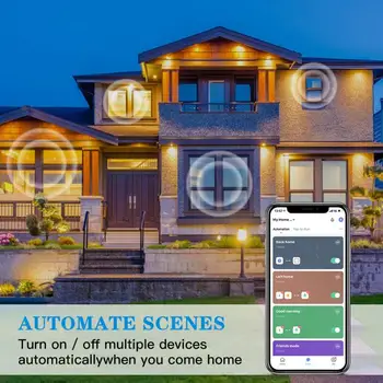 AUBESS 16A EÚ Smart Wifi Zástrčku S Power Monitor, Wifi Bezdrôtové pripojenie Zásuvky Zásuvky Pracuje S Alexa Domovská stránka Google Tuya Smart App Život