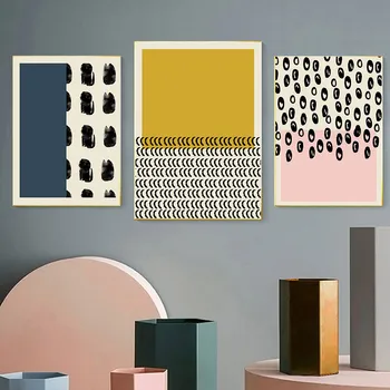 Abstraktné Maliarske Plátno Farby Blok Art Tlač, Personalizované Vytlačí Na Stenu Plagát Minimalistický Stenu Obrázok Dekor Pre Obývacia Izba