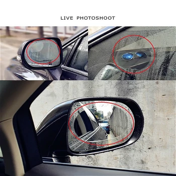 Auto Anti Fog Nálepky Dážď Dôkaz Film Spätné Zrkadlo NA Hyundai Elantra i30 Kona 2017-2019