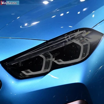 Auto Svetlometu Ochranný Film Predné Svetlo Transparentné Čierna TPU Nálepka Pre BMW 2 Séria F44 Gran Coupe M235i 220d Príslušenstvo