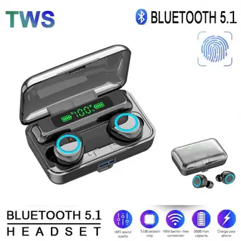 Bezdrôtová Bluetooth Slúchadlá Športové Nepremokavé TWS Bluetooth Slúchadlá s Mikrofónom Dotykové Ovládanie Bezdrôtové Headsety, Slúchadlá Telefón