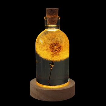 Crystal Epoxidové Fľaša Formy DIY LED Svetlo, Plavidlá, Dekorácie Držiteľ Silikónové Živice Kolo Formy Ručné Fľaša Odlievanie Noc Lampa Nastaviť