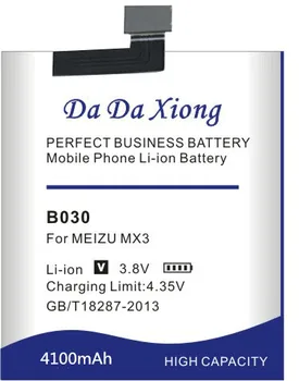 Da Da Xiong 4100mAh B030 Batérie pre Meizu MX3 M351 M353 M355 M356 MX 3