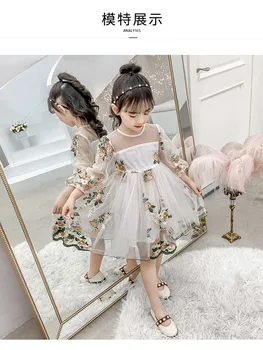 Deti nosiť dievča to na jeseň výšivky oka princezná šaty, detské šaty výkon dieťa oblečenie detí nosenie